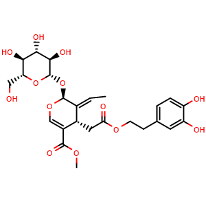 Chemical structure of Oleuropein , CAS 32619-42-4, AChemBlock M15654