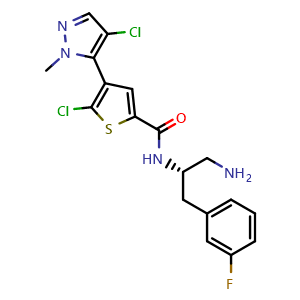 Chemical structure of GSK2110183 , CAS 1047634-63-8, AChemBlock M15668