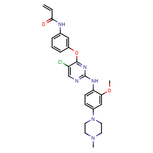 Chemical structure of WZ4002 , CAS 1213269-23-8, AChemBlock M15671