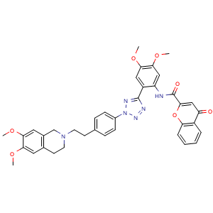 Chemical structure of HM-30181-A , CAS 849675-66-7, AChemBlock M15717