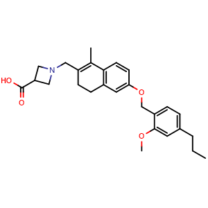 Chemical structure of Ceralifimod , CAS 891859-12-4, AChemBlock M15718