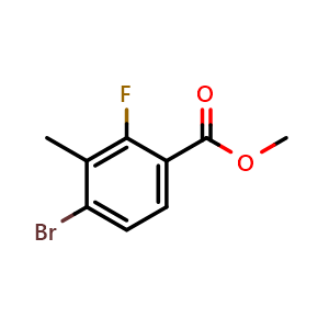 Methyl 4-bromo-2-fluoro-3-methylbenzoate