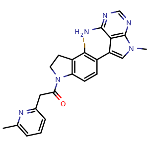 Chemical structure of GSK2656157 , CAS 1337532-29-2, AChemBlock M15776