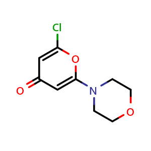 2-Chloro-6-morpholinopyran-4-one