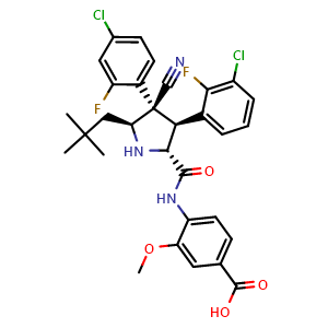Chemical structure of RG-7388 , CAS 1229705-06-9, AChemBlock M22542