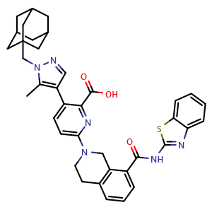 Chemical structure of A-1331852 , CAS 1430844-80-6, AChemBlock M22556
