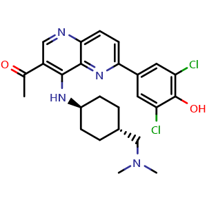 Chemical structure of OTSSP167 , CAS 1431697-89-0, AChemBlock M22557