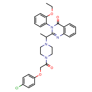 Chemical structure of Erastin , CAS 571203-78-6, AChemBlock M22579