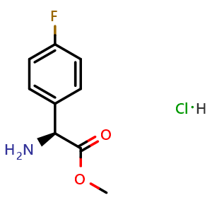 (S)-Methyl 2-amino-2-(4-fluorophenyl)acetate hydrochloride