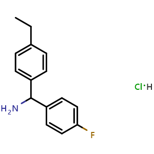 4-Ethyl-a-(4-fluorophenyl)benzenemethanamine hydrochloride