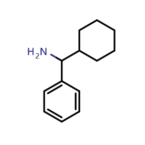 Chemical structure of a-Cyclohexylbenzenemethanamine , CAS 23459-35-0, AChemBlock M22767