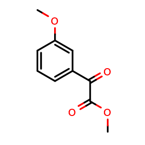 Chemical structure of 3-Methoxy-oxo-benzeneacetic acid Methyl ester , CAS 83585-22-2, AChemBlock M22790