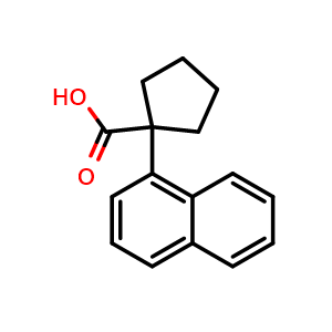 1-(1-Naphthalenyl)cyclopentanecarboxylic acid