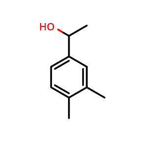 Chemical structure of 1-(3,4-Dimethylphenyl)ethanol , CAS 33967-19-0, AChemBlock M22902