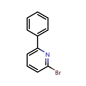 Chemical structure of 2-Bromo-6-phenyl-pyridine , CAS 39774-26-0, AChemBlock M22930