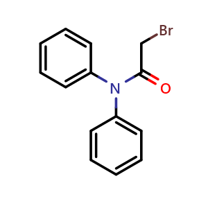 Chemical structure of 2-Bromo-N,N-diphenylacetamide , CAS 6335-34-8, AChemBlock M22976