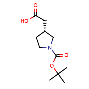 (3R)-1-Boc-3-pyrrolidineacetic acid