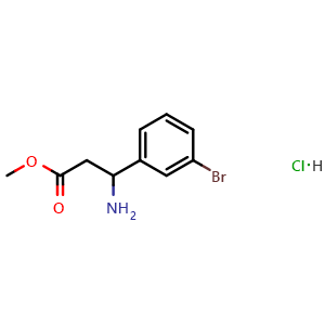 Methyl 3-amino-3-(3-bromophenyl)propanoate hydrochloride