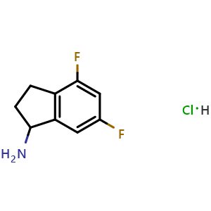 4,6-Difluoro-2,3-dihydro-1H-inden-1-amine hydrochloride