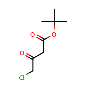 Chemical structure of tert-Butyl 4-chloroacetoacetate , CAS 74530-56-6, AChemBlock M23157
