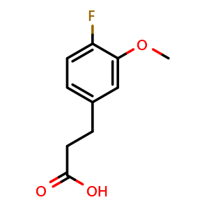 4-Fluoro-3-methoxy-benzenepropanoic acid