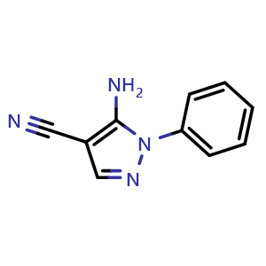 5-Amino-1-phenyl-4-pyrazolecarbonitrile