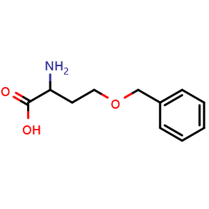 Chemical structure of O-Benzyl-DL-homoserine , CAS 102639-79-2, AChemBlock M23196