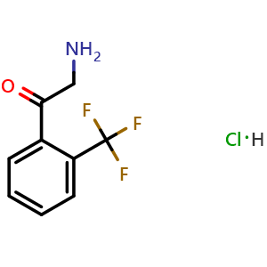 2-Amino-1-(2-trifluoromethylphenyl)ethanone hydrochloride