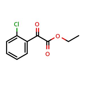Chemical structure of 2-Chloro-oxo-benzeneacetic acid Ethyl ester , CAS 62123-75-5, AChemBlock M23223