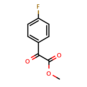 Chemical structure of 4-Fluoro-oxo-benzeneacetic acid Methyl ester , CAS 156276-23-2, AChemBlock M23237
