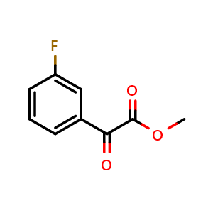 Chemical structure of 3-Fluoro-oxo-benzeneacetic acid Methyl ester , CAS 185030-42-6, AChemBlock M23240