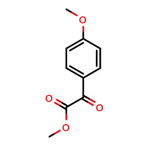Chemical structure of 4-Methoxy-oxo-benzeneacetic acid Methyl ester , CAS 32766-61-3, AChemBlock M23245