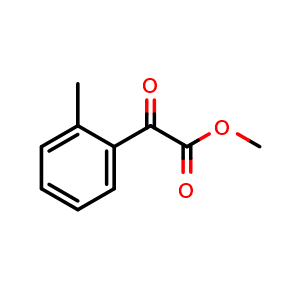 Chemical structure of 2-Methyl-oxo-benzeneacetic acid Methyl ester , CAS 34966-54-6, AChemBlock M23247