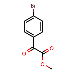 Chemical structure of 4-Bromo-oxo-benzeneacetic acid Methyl ester , CAS 57699-28-2, AChemBlock M23249