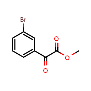Chemical structure of 3-Bromo-oxo-benzeneacetic acid Methyl ester , CAS 81316-36-1, AChemBlock M23255