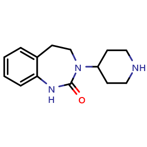 1,3,4,5-Tetrahydro-3-(4-piperidinyl)-2H-1,3-benzodiazepin-2-one