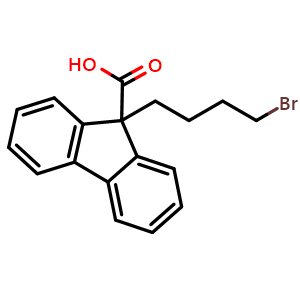 9-(4-Bromobutyl)-9H-fluorene-9-carboxylic acid