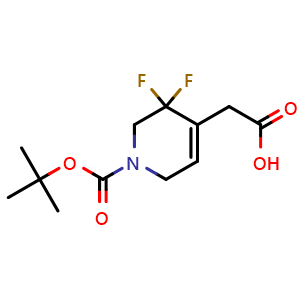 2-(1-(tert-Butoxycarbonyl)-3,3-difluoro-1,2,3,6-tetrahydropyridin-4-yl)acetic acid