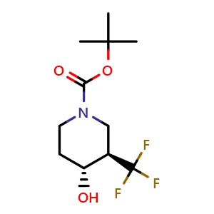 tert-Butyl 3,4-trans-4-hydroxy-3-(trifluoromethyl)piperidine-1-carboxylate