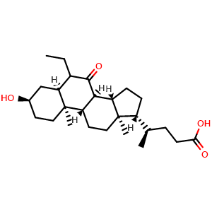 (R)-4-((3R,5S,8S,9S,10S,13R,14S,17R)-6-Ethyl-3-hydroxy-10,13-dimethyl-7-oxo-hexadecahydro-1H-cyclopenta[a]phenanthren-17-yl)pentanoic acid
