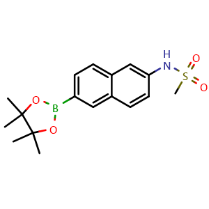 N-(6-(4,4,5,5-Tetramethyl-1,3,2-dioxaborolan-2-yl)naphthalen-2-yl)methanesulfonamide