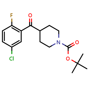 tert-Butyl 4-(5-chloro-2-fluorobenzoyl)piperidine-1-carboxylate