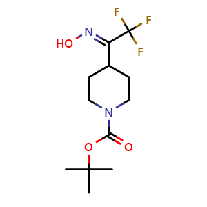 tert-Butyl 4-(2,2,2-trifluoro-1-(hydroxyimino)ethyl)piperidine-1-carboxylate