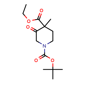 1-tert-Butyl 4-Ethyl 4-methyl-3-oxopiperidine-1,4-dicarboxylate