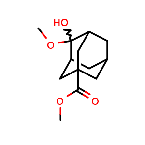 4-Hydroxy-4-methoxy-3-adamantane-1-carboxylic methyl ester