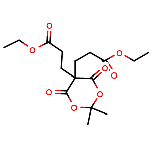 Diethyl 3,3'-(2,2-dimethyl-4,6-dioxo-1,3-dioxane-5,5-diyl)dipropanoate