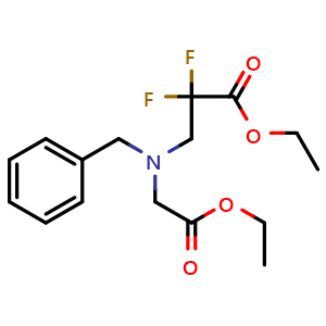Ethyl 3-(benzyl(2-ethoxy-2-oxoethyl)amino)-2,2-difluoropropanoate