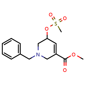 Methyl 1-Benzyl-5-(methylsulfonyloxy)-1,2,5,6-tetrahydropyridine-3-carboxylate