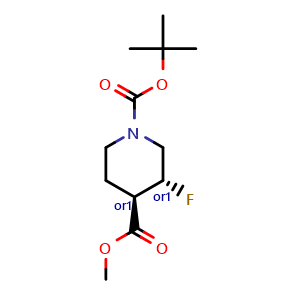 (3,4)-Trans-1-tert-Butyl 4-Methyl 3-fluoropiperidine-1,4-dicarboxylate racemate