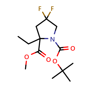 1-tert-Butyl 2-Methyl 2-ethyl-4,4-difluoropyrrolidine-1,2-dicarboxylate